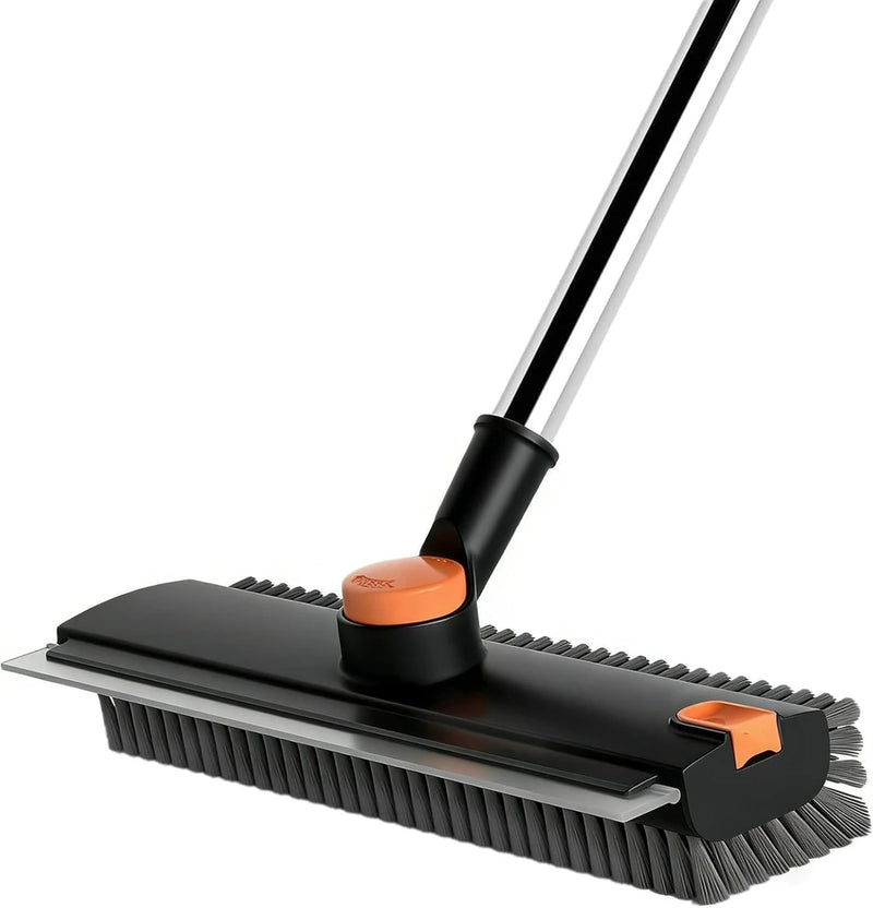 Floor Scrub Brush with Squeegee