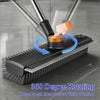 Floor Scrub Brush with Squeegee