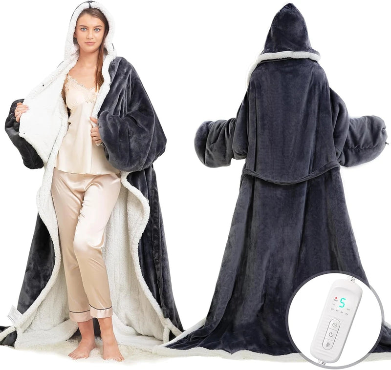 Wearable Heated Throw Blanket
