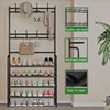 Standing Coat And Shoe Rack