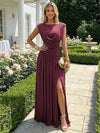 Convertible Ruched Maxi Dress