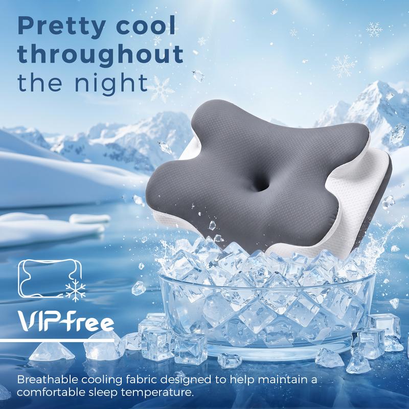 Ergonomic Memory Foam Cervical Pillow